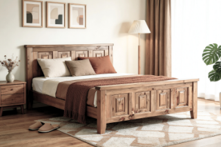 Picture of FRANCO Solid NZ Pine Bed Frame - Queen