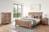 Picture of FRANCO 4PC/5PC/6PC Solid NZ Pine Wood Bedroom Combo in Queen/King Size