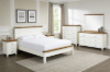 Picture of NOTTINGHAM 4PC/5PC/6PC Solid Oak Bedroom Combo in Queen/King Size (White)