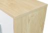 Picture of YORU 100 1-Door 3-Drawer Shoe Cabinet (Oak & White)