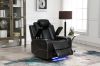 Picture of FAIRWAY Air Leather Dual Motor Reclining Sofa Range -  1 Seat with Cup Holders & Storage (1R)