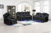 Picture of FAIRWAY Air Leather Dual Motor Reclining Sofa Range - 3RRC+2RRC+1R Sofa Set