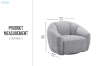 Picture of ELIO 360° Swivel Armchair