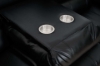Picture of ORLANDO Air Leather Power Reclining Sofa Range with Console & Cup Holders & Storage & Bluetooth Speaker & USB Charging Port & LED Lighting