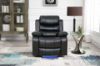 Picture of ORLANDO Air Leather Power Reclining Sofa Range - 1 Seat Recliner Chair (1R)