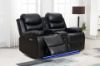 Picture of ORLANDO Air Leather Power Reclining Sofa Range - 3RRC+2RRC Sofa Set