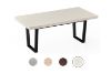 Picture of SYNERGYPLUS Modular Dining System - 160/180/200 Thick Table Top in 4 Colors with Trapezoid Metal Legs