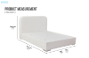 Picture of MIRORA Bed Frame in Queen/King Size