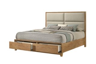 Picture of BRYDEN Bed Frame with Storage Drawers - Queen Size