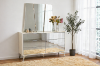 Picture of MIRORA 6-Drawer Mirrored Dresser with Mirror