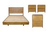 Picture of BRITTON Australian Marri Hardwood Bedroom Combo Set - 4PC King
