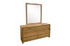 Picture of BRITTON Australian Marri Hardwood Bedroom Combo Set - 6PC King