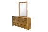 Picture of BRITTON Australian Marri Hardwood Bedroom Combo Set - 6PC King