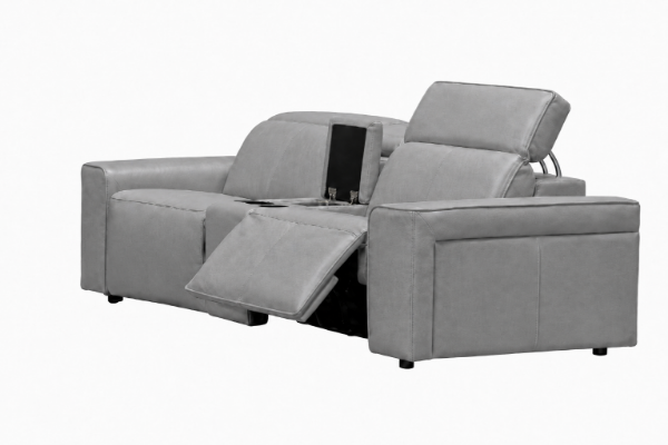 Picture of ENZO 2.5 Seater Power Recliner Sofa (Light Grey)