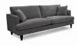 Picture of NORWELL 2.5 Seater Sofa with 2 Cushions (Charcoal)