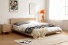 Picture of YUKI Japanese Low Height Bed Frame Set with Headboard in Queen/King Size