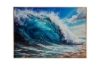 Picture of 357-002 Decorative Wall Art with Golden Frame (80×60cm) - Waves
