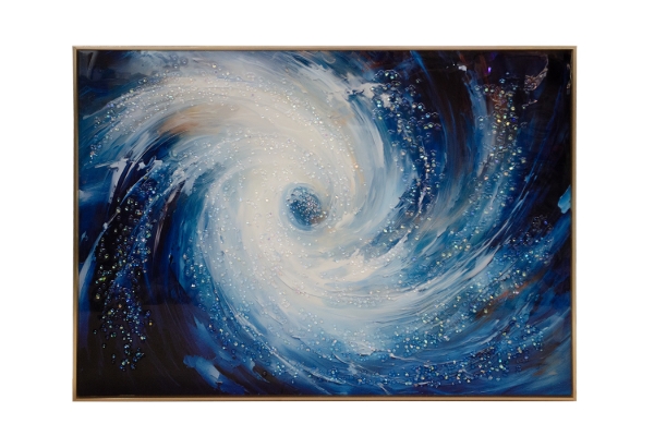Picture of 357-003 Decorative Wall Art with Golden Frame (80×60cm) - Whirlpool
