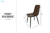 Picture of SAROTO Dining Chair (Dark Brown) - Each