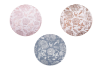 Picture of 371-008/009/011 Peony Placemat with White/Blue Base 38CM