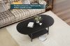 Picture of MORPH Expandable Coffee Table with Storage Shelf (Black)