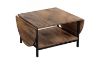 Picture of MORPH Expandable Coffee Table with Storage Shelf (Brown)