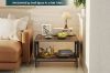 Picture of MORPH Expandable Coffee Table with Storage Shelf (Brown)