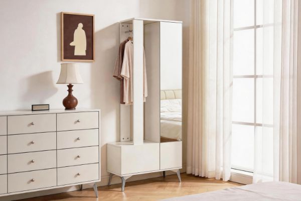 Picture of MIRORA 2-Door Mirrored Wardrobe