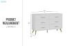 Picture of ELARA 6-Drawer Dresser/Storage Cabinet (White)