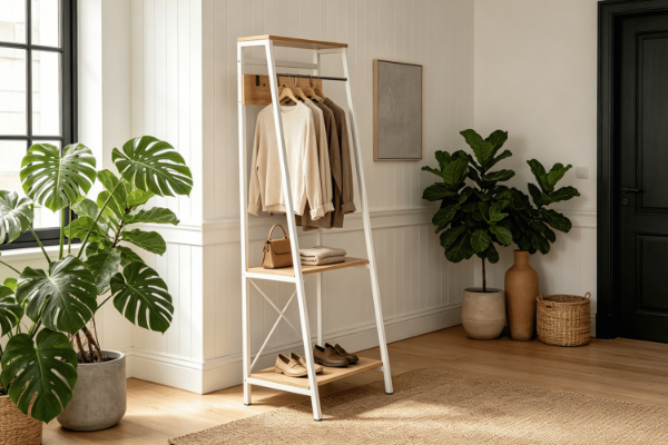 Picture of CITY 176x60cm Angled Storage Rack (White)