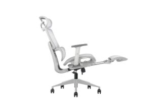 Picture of FLEXO Height Adjustable Mesh Seat Office Chair with Footrest (Grey)