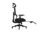 Picture of FLEXO Pro Height Adjustable Mesh Office Chair with Adjustable Headrest & Backrest, 5D Armrests and Seat Slider (Dark)