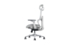Picture of FLEXO Pro Height Adjustable Mesh Office Chair with Adjustable Headrest & Backrest, 5D Armrests and Seat Slider (Grey)