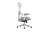 Picture of FLEXO Pro Height Adjustable Mesh Office Chair with Adjustable Headrest & Backrest, 5D Armrests and Seat Slider (Grey)