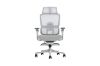 Picture of FLEXO Pro Height Adjustable Mesh Office Chair with Footrest (Grey)