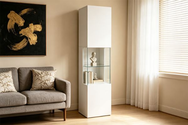 Picture of CURIO 1-Door Display Cabinet with LED Lighting