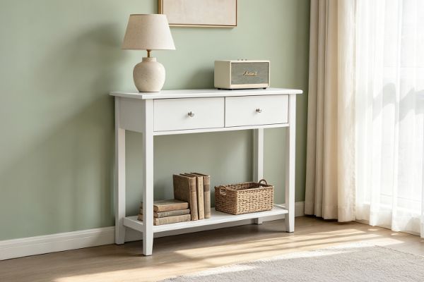Picture of CLARA 80 Console Table with 2 Drawers