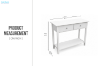 Picture of CLARA 80 Console Table with 2 Drawers