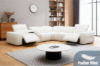 Picture of OMEGA Feather-Filled Dual-Motor Power Recliner Sectional Modular Sofa Range with Console Hidden Cup Holders & Storage & Wireless Charging & USB Type-C Ports