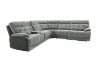 Picture of SOMNIX Zero Gravity Dual Motor Power Reclining Sectional Sofa with Storage Console & Cup Holders & USB Type-C Ports (Grey)