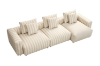 Picture of ROMINA Feather-Filled Modular Sectional Sofa Range - Right Facing Chaise