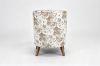 Picture of LUNORA Beige Accent Armchair/Sofa Chair with Floral Outer Back