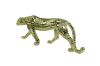 Picture of GEKO Large Golden Leopard Ornament Home Decoration (95cmx39cm)