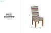 Picture of AMELIO Solid Gamelina Wood & Rattan Dining Chair