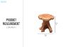 Picture of 650-064 Solid Teak Wood Side Table