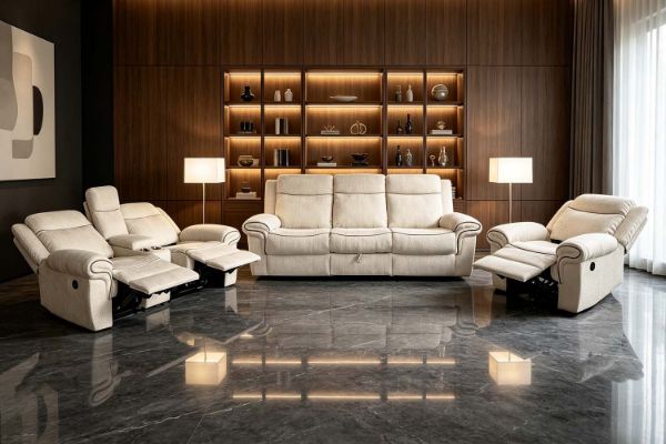 Picture of WINCHESTER Power Reclining Sofa Range with Console & Cup Holders & USB Port, Power Socket & Drawer