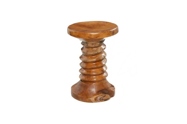 Picture of 650-053 Solid Teak Wood Side Table/Stool
