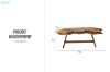 Picture of ROOTRA Solid Teak Wood Bench