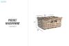 Picture of LAYAH Rattan Storage Basket (32x22x15cm)