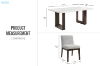 Picture of EDWYN 7PC 180 Marble Top Dining Set